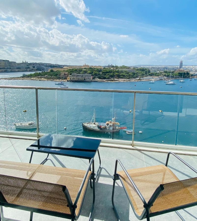 Sliema Seaview Apartment- Valletta Views - Apt 8, 49 Tigne Point Mansions Екстер'єр фото